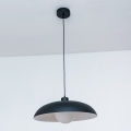 Suspension sur câble ECLIPSE 1xE27/15W/230V noir/blanc