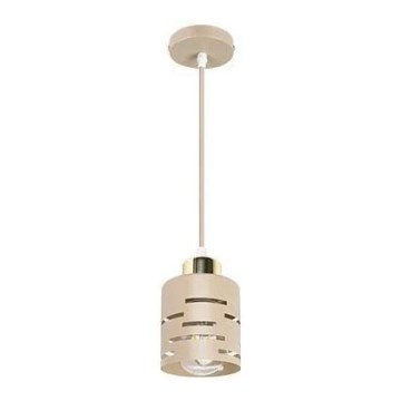 Suspension sur câble ELEN 1xE27/35W/230V beige/doré