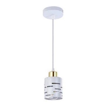 Suspension sur câble ELEN 1xE27/35W/230V blanc/doré