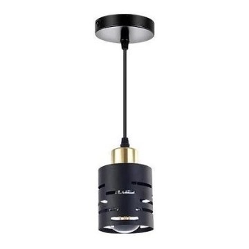 Suspension sur câble ELEN 1xE27/35W/230V noir/doré