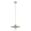 Suspension sur câble EMELI 1xE27/15W/230V beige