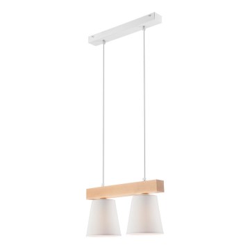 Suspension sur câble ENRICO 2xE27/60W/230V