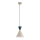 Suspension sur câble ENTORI 1xE27/15W/230V beige/vert