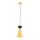 Suspension sur câble ENTORI 1xE27/15W/230V jaune/noir