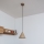 Suspension sur câble ETNA, 1x E27, 15 W, 230 V, Ø 18,5 cm, beige