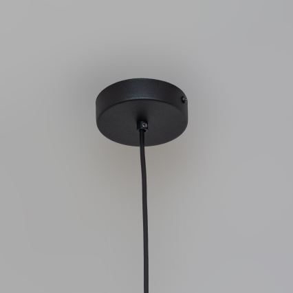 Suspension sur câble ETNA 1xE27/15W/230V Ø 18,5 cm noire