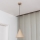Suspension sur câble ETNA 1xE27/15W/230V Ø 25 cm beige