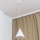 Suspension sur câble ETNA 1xE27/15W/230V Ø 25 cm blanche