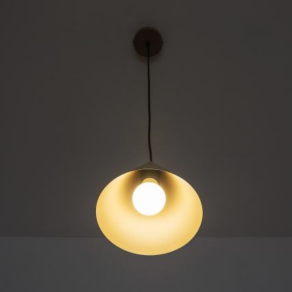 Suspension sur câble ETNA II, 1x E27, 15 W, 230 V, Ø 18,5 cm, beige