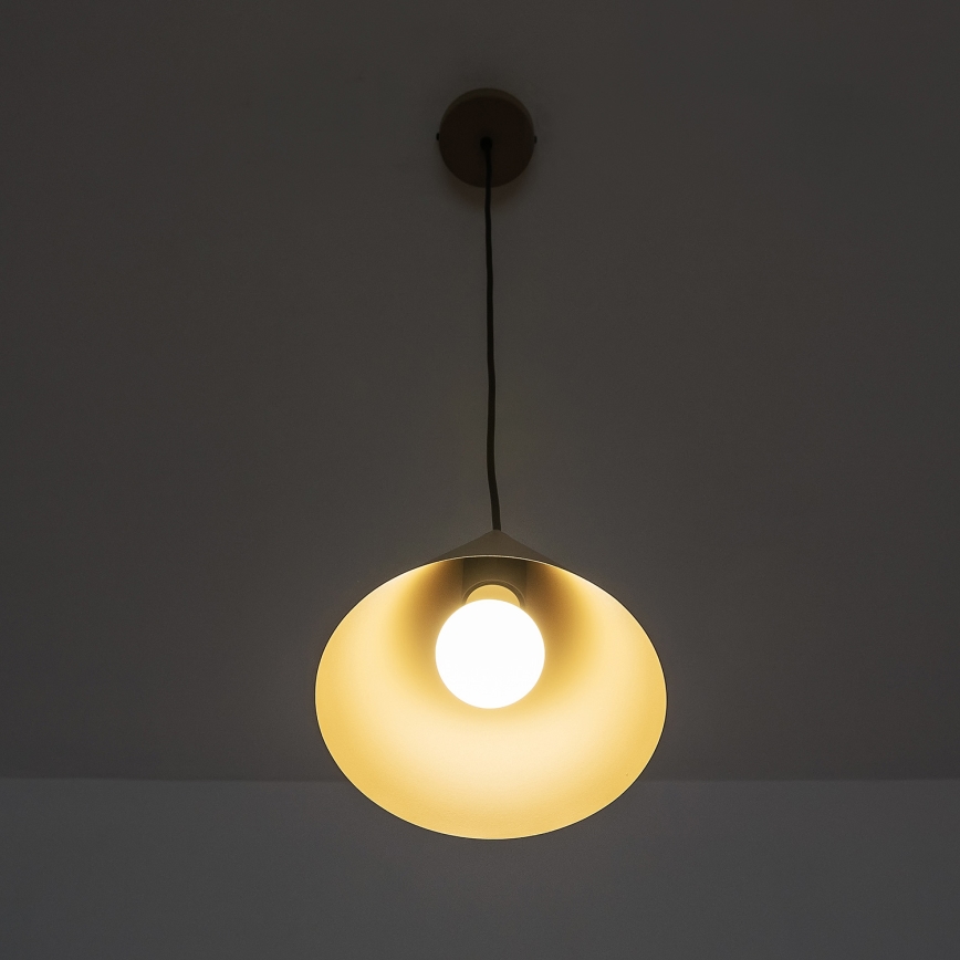 Suspension sur câble ETNA II, 1x E27, 15 W, 230 V, Ø 18,5 cm, beige