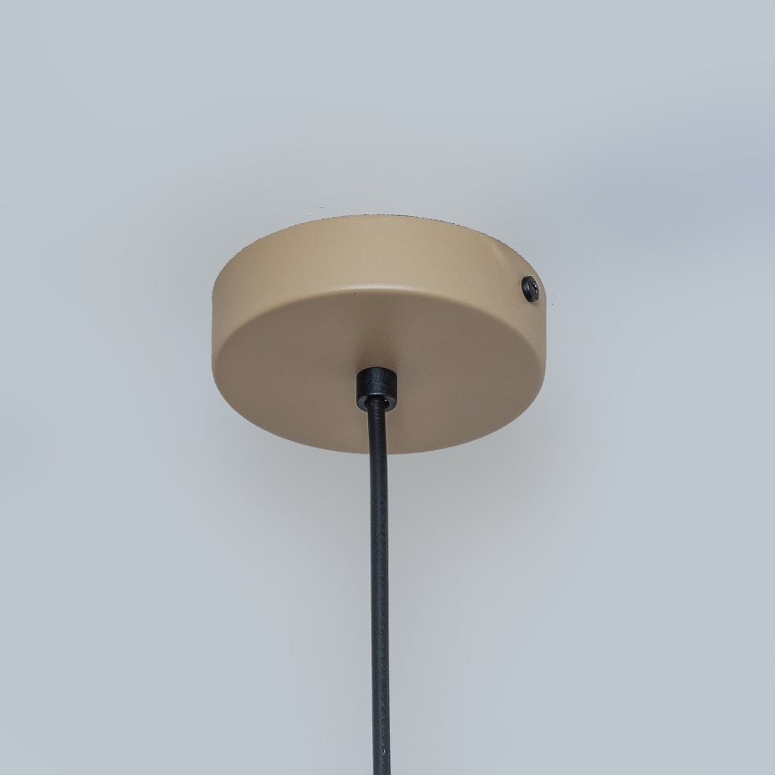 Suspension sur câble ETNA II, 1x E27, 15 W, 230 V, Ø 18,5 cm, beige