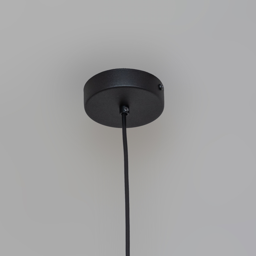 Suspension sur câble ETNA II 1xE27/15W/230V Ø 18,5 cm noire