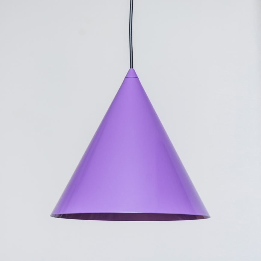 Suspension sur câble ETNA II 1xE27/15W/230V Ø 25 cm violet