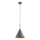 Suspension sur câble FABO 1xE27/15W/230V gris