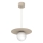 Suspension sur câble FLAT 1xE27/15W/230V beige