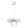 Suspension sur câble FLAT 1xE27/15W/230V blanche