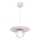 Suspension sur câble FLAT 1xE27/15W/230V crème