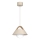 Suspension sur câble FUNDA 1xE27/15W/230V beige