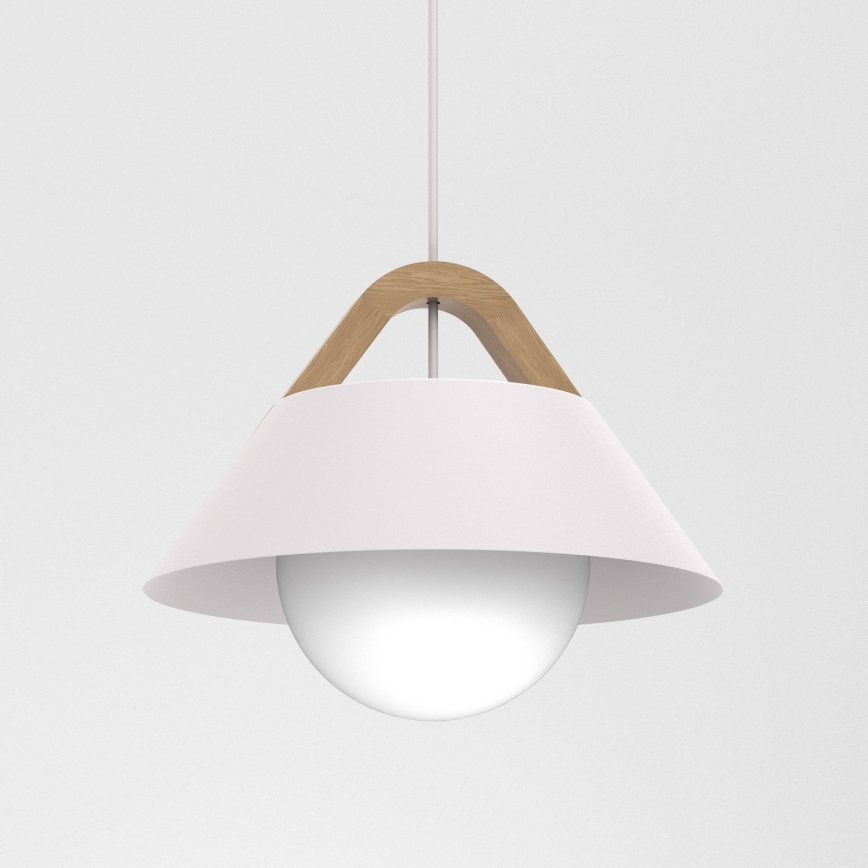 Suspension sur câble FUNDA 1xE27/15W/230V crème