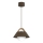 Suspension sur câble FUNDA 1xE27/15W/230V, marron