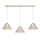 Suspension sur câble FUNDA 3xE27/15W/230V beige