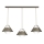 Suspension sur câble FUNDA 3xE27/15W/230V bronze