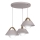 Suspension sur câble FUNDA 3xE27/15W/230V crème