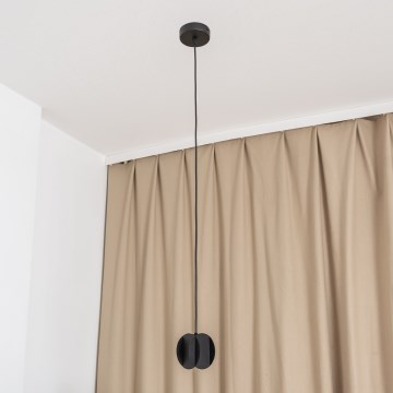 Suspension sur câble GAMBIT 1xGU10/10W/230V noire