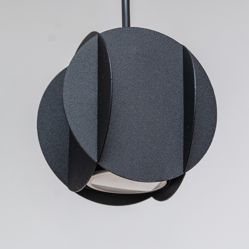 Suspension sur câble GAMBIT 4xGU10/10W/230V noire