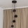 Suspension sur câble GAMBIT 4xGU10/10W/230V noire