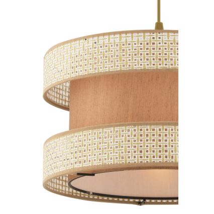 Suspension sur câble HALO 1xE27/60W/230V beige/crème