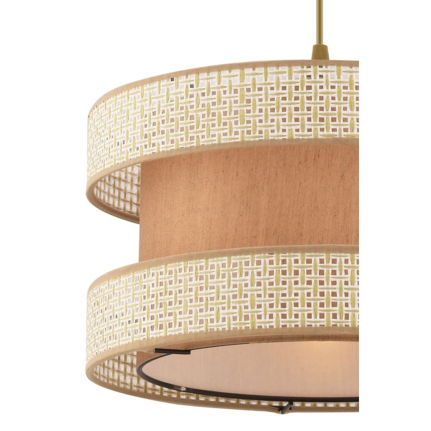 Suspension sur câble HALO 1xE27/60W/230V beige/crème