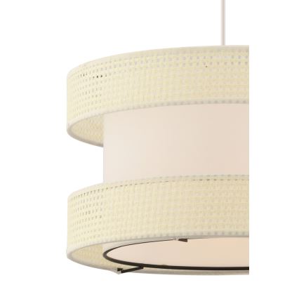 Suspension sur câble HALO 1xE27/60W/230V coloris crème