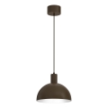 Suspension sur câble HANDA 1xE27/15W/230V marron