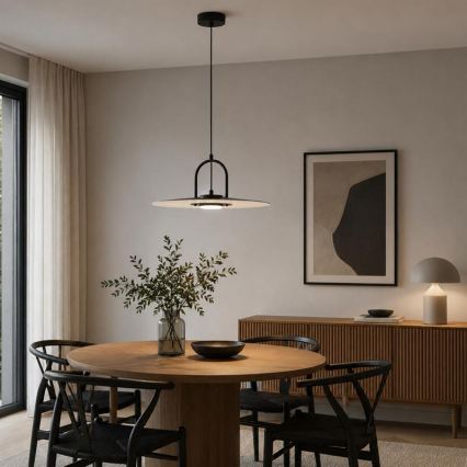 Suspension sur câble HATTORI 1xGX53/15W/230V noire