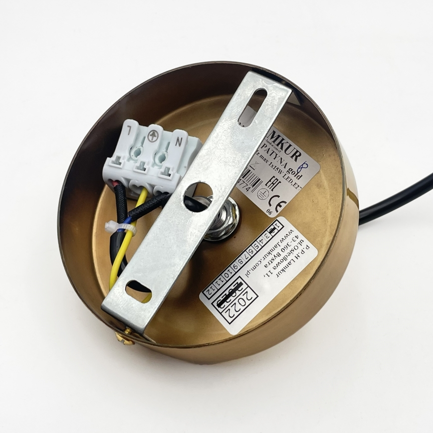 Suspension sur câble HECTOR 1xE27/15W/230V Ø 20 cm