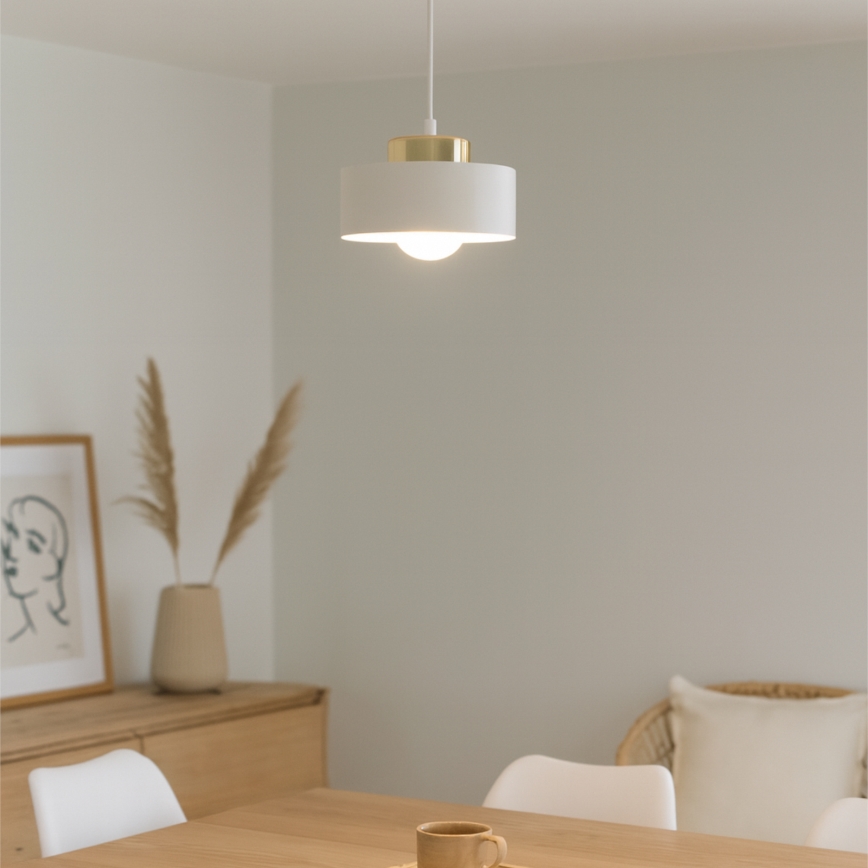 Suspension sur câble IGNIA 1xE27/60W/230V blanche