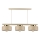 Suspension sur câble IGNIA 3xE27/60W/230V beige/doré