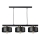 Suspension sur câble IGNIA 3xE27/60W/230V noire