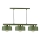 Suspension sur câble IGNIA 3xE27/60W/230V vert