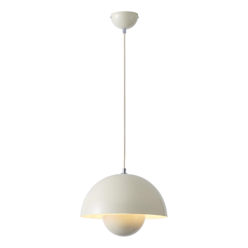Suspension sur câble JARDEN 1xE27/15W/230V, crème