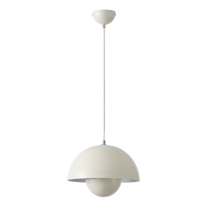 Suspension sur câble JARDEN 1xE27/15W/230V, crème