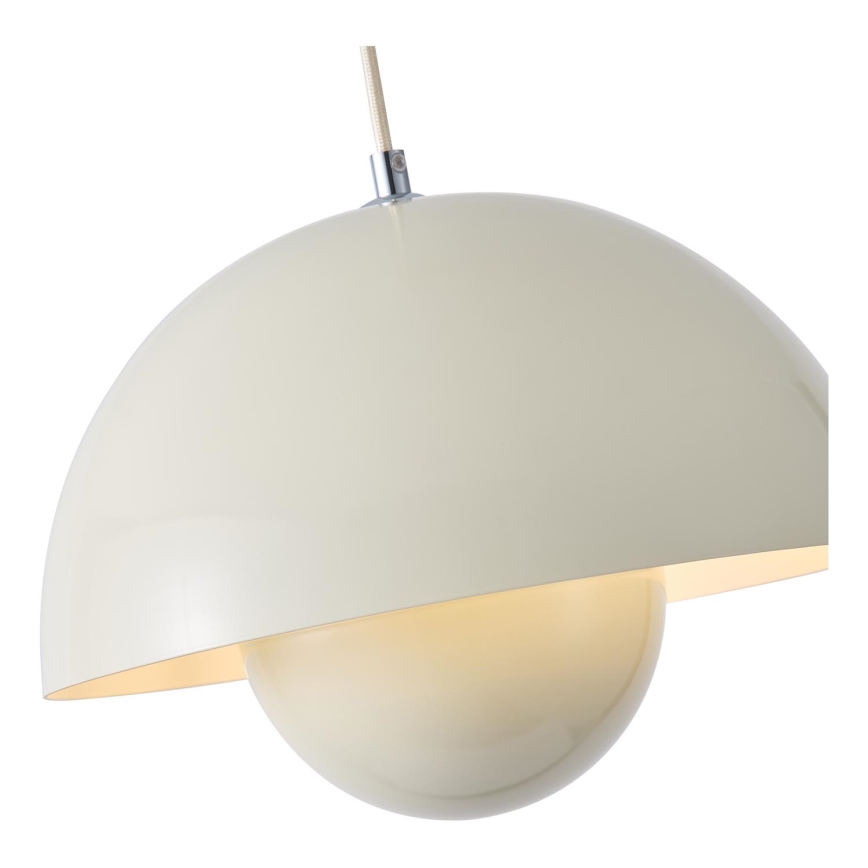 Suspension sur câble JARDEN 1xE27/15W/230V, crème