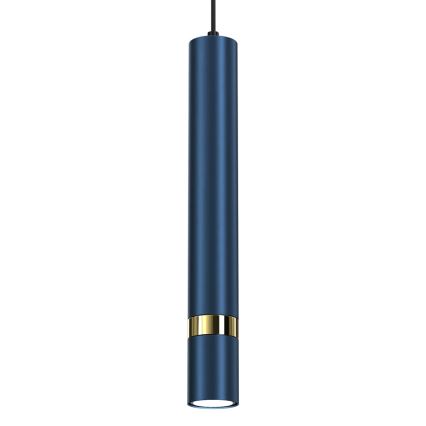 Suspension sur câble JOKER 1xGU10/25W/230V bleu/doré