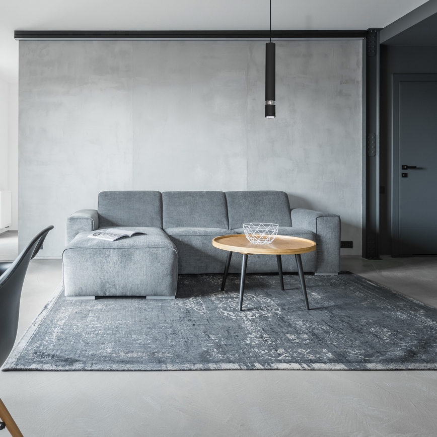 Suspension sur câble JOKER 1xGU10/25W/230V noir/chrome brillant