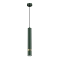 Suspension sur câble JOKER 1xGU10/25W/230V vert/doré