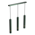 Suspension sur câble JOKER 3xGU10/25W/230V vert/doré