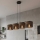Suspension sur câble KARBON 4xE27/15W/230V noir/marron