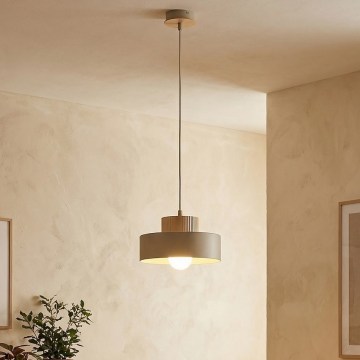 Suspension sur câble KIVI 1xE27/15W/230V beige