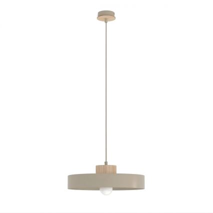 Suspension sur câble KIVI 1xE27/15W/230V beige